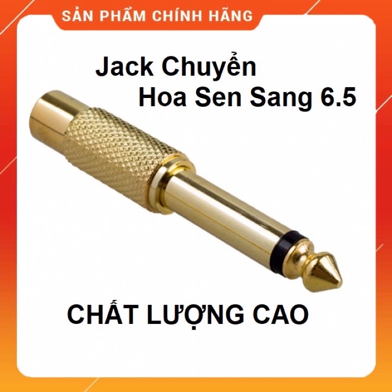 Jack Chuyển 6.5 ra Hoa Sen hay zắc 6.5 ra AV Màu Vàng