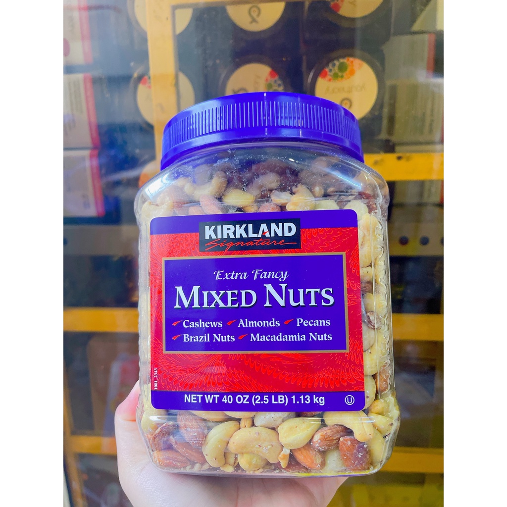 Hạt Tổng Hợp Kirkland Signature Extra Fancy Mixed Nuts 1.13kg LOẠI CÓ MUỐI