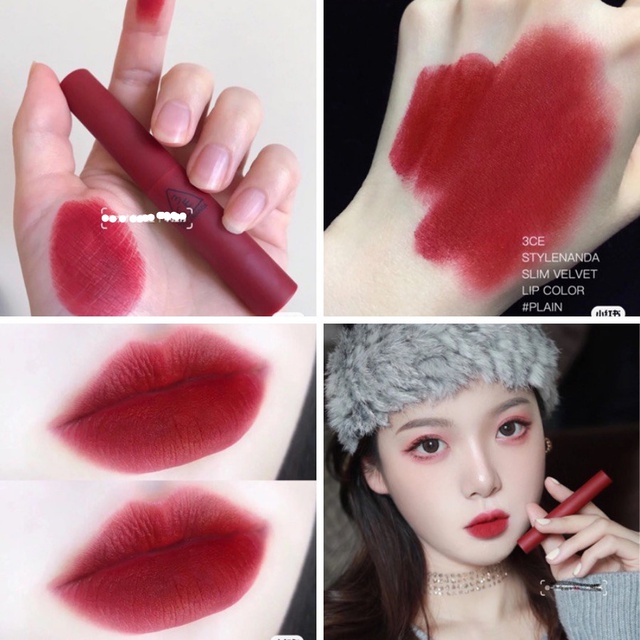 Son thỏi lì 3CE Slim Velvet Lip Color