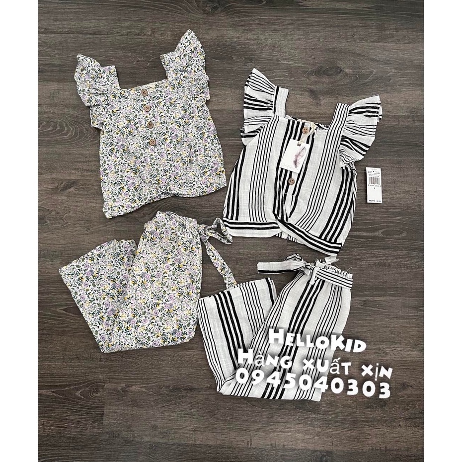 b143-Bộ cotton đũi JSC cho bé