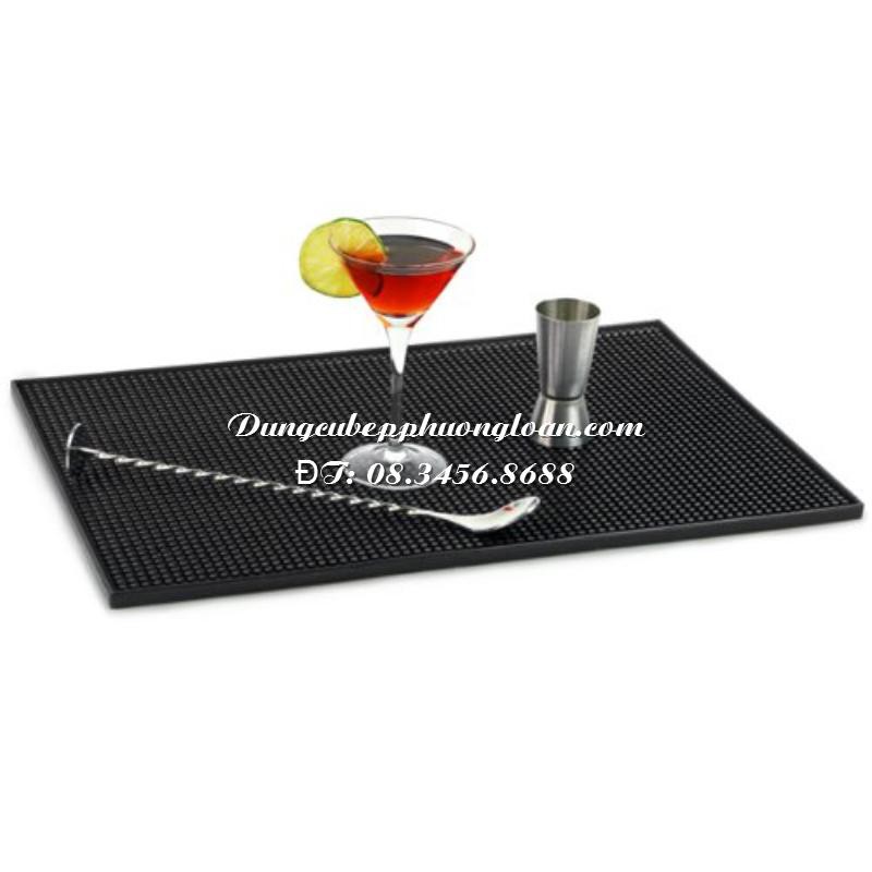 Thảm Lót Cao Su Quầy Bar 45x30 cm hàng dầy (Rubber Bar Mat)