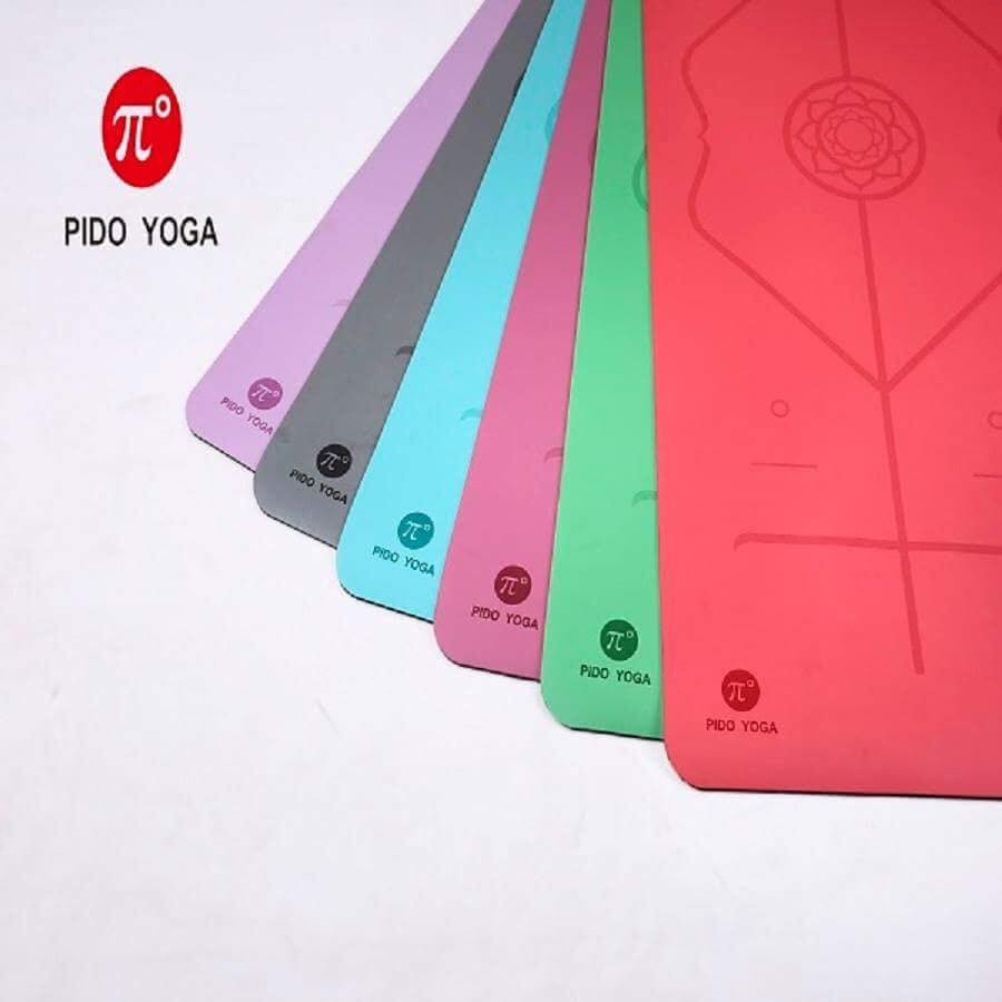 Thảm tập Yoga cao su PIDO định tuyến 5mm cao cấp