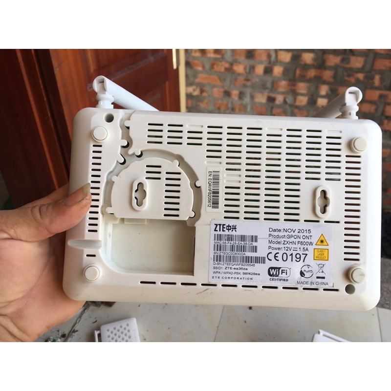 Đầu model wifi vnpt