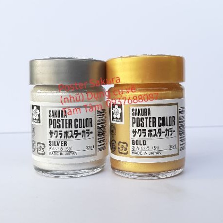 [ TÂM TÂM ]-Màu Poster nhủ, Màu bột nhủ (Sakura-Nhật)-