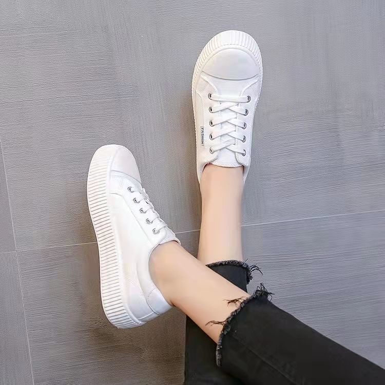 Giày Thể Thao Vải Canvas Đế Dày Thời Trang Xuân Thu Mới Cho Nữ 2022