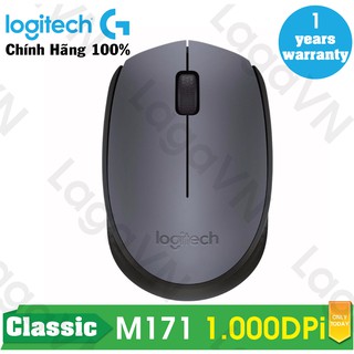 [Freeship toàn quốc từ 50k] Chuột không dây Logitech M171 Wireless (Xám)