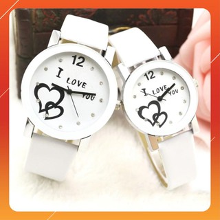 Đồng Hồ Cặp Đôi Nam Nữ I Love You [FREE SHIP]