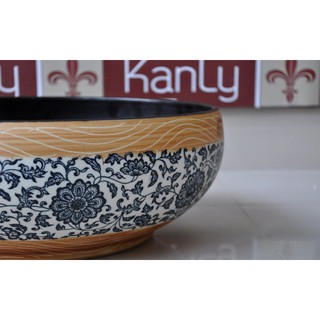 Chậu sứ mỹ thuật Kanly SU113