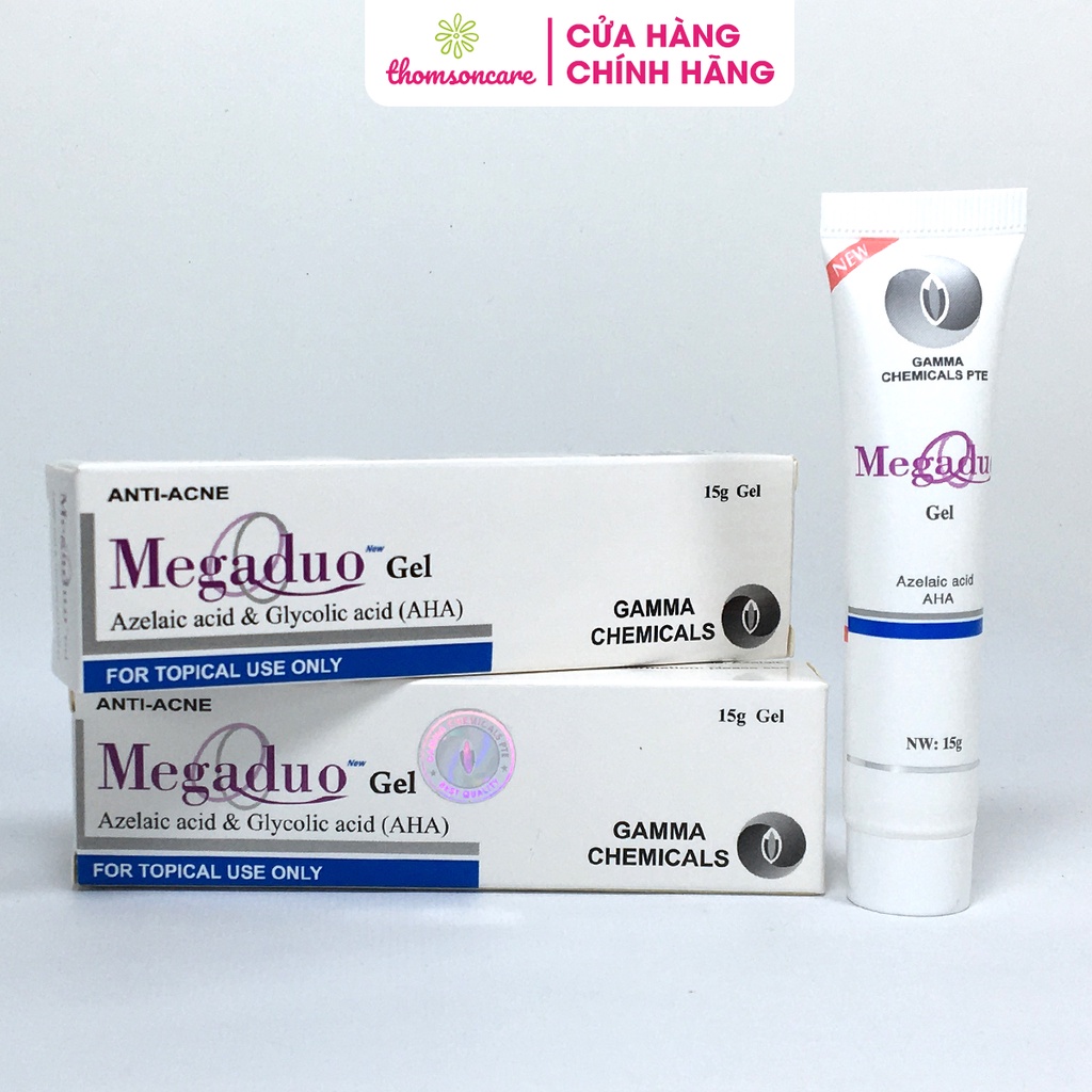 Gel ngừa mụn Megaduo - Tuýp 15g - Giảm thâm mụn, ngăn ngừa mụn trứng cá, mụn đầu đen