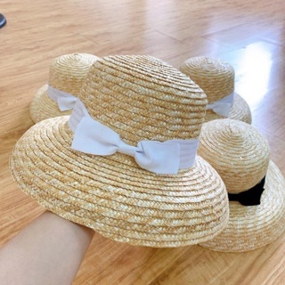 Mũ cói đi biển mũ chuông đai nơ siêu đẹp