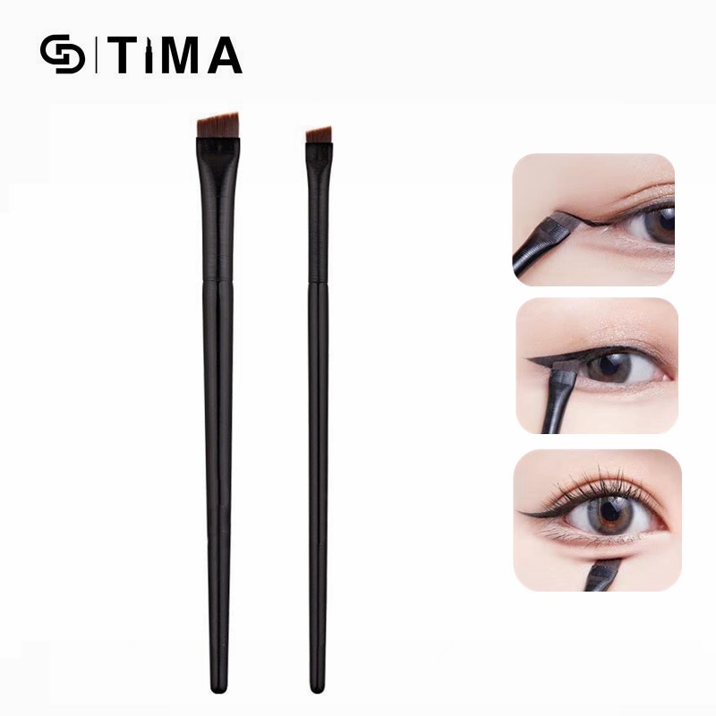 GDTIMA 1 chổi kẻ lông mày góc cạnh nhỏ gọn để trang điểm