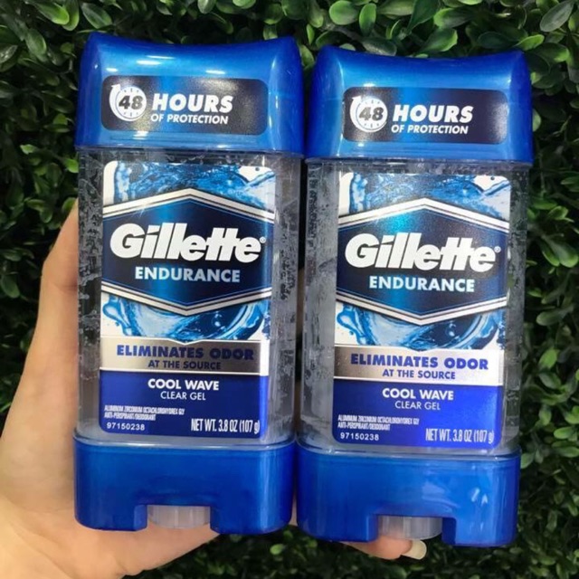 Lăn khử mùi Gillette Endurance Odor Cool Wave Clear Gel