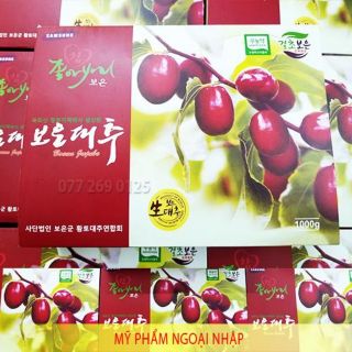 Táo đỏ sấy khô Hàn Quốc 1kg Hàn Quốc