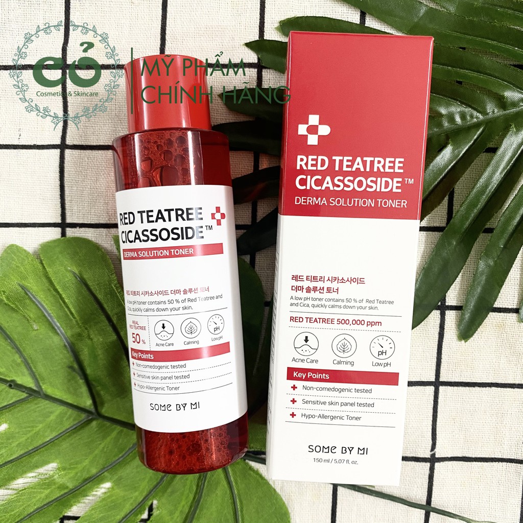 Nước Hoa Hồng Phục Hồi Cho Da Nhạy Cảm  Some By Mi Red TeaTree Cicassoside Final Solution Toner 150ml