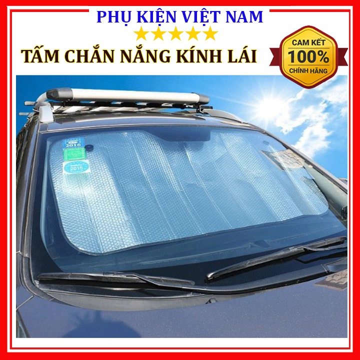 Tấm chắn nắng kính lái ô tô xe hơi phủ trong xe cao cấp , chống nóng 3D vượt trội hiệu quả