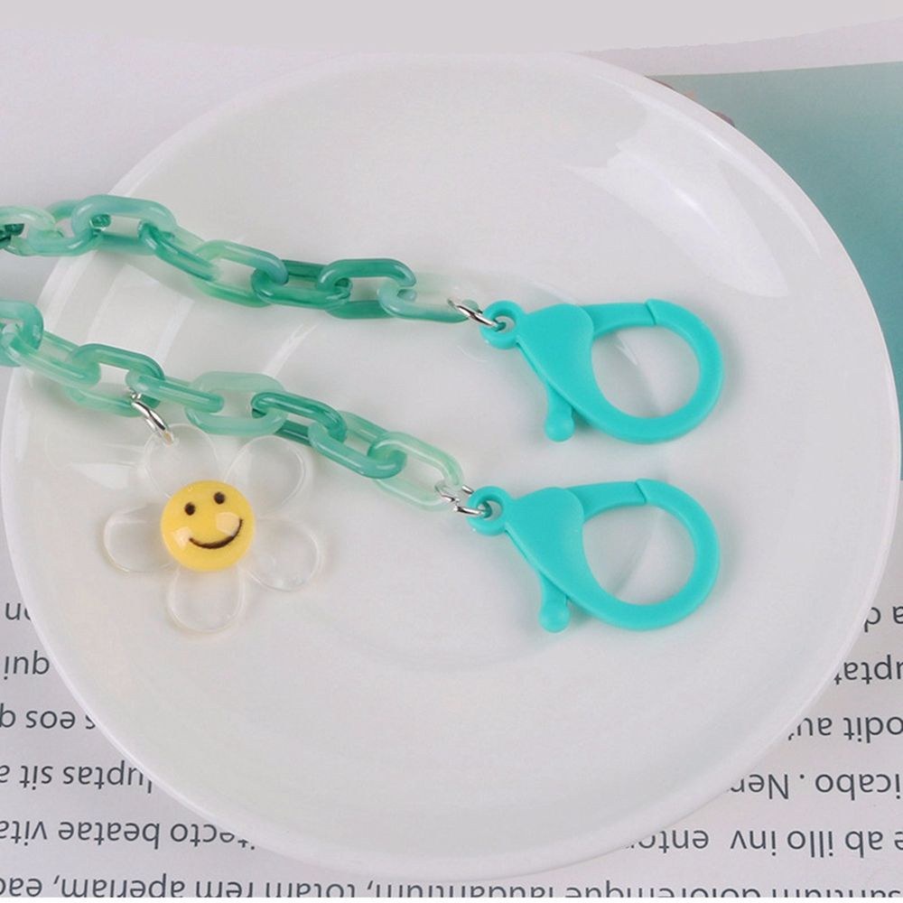 Dây Đeo Kính Chống Trượt Chống Thất Lạc Bằng Acrylic Trong Suốt Nhiều Màu Sắc