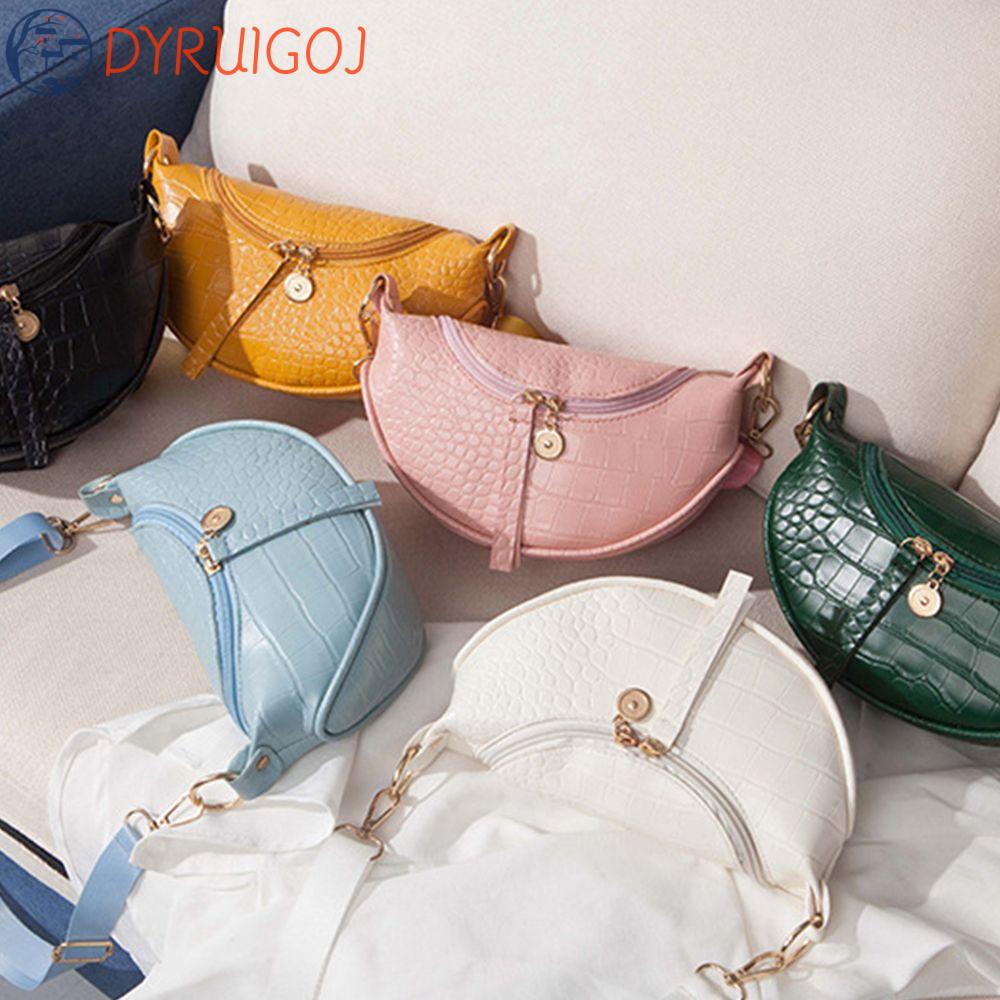 Ba Lô Da PU Hình Bán Nguyệt Thời Trang Cho Nữ