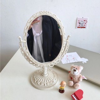 Gương để bàn 2 mặt quay 360