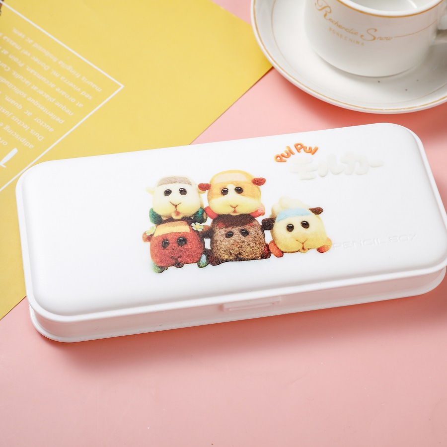 Hộp Bút In Hình Chú Heo Hoạt Hình Đáng Yêu