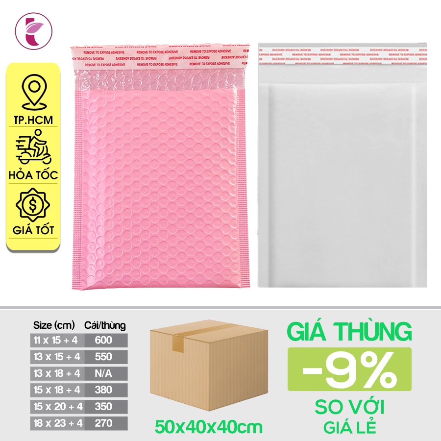 01 THÙNG Túi gói hàng chống sốc lót bóng khí niêm phong