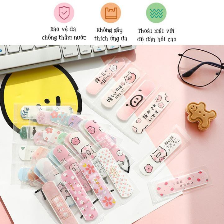 Set 4 Băng Dán Cá Nhân Urgo Cực Dễ Thương Miếng Dán Vết Thương Hở Chống Nước & Thoáng Khí - RosyPosy