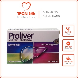Proliver Tăng cường chức năng gan, hỗ trợ gan nhiễm mỡ