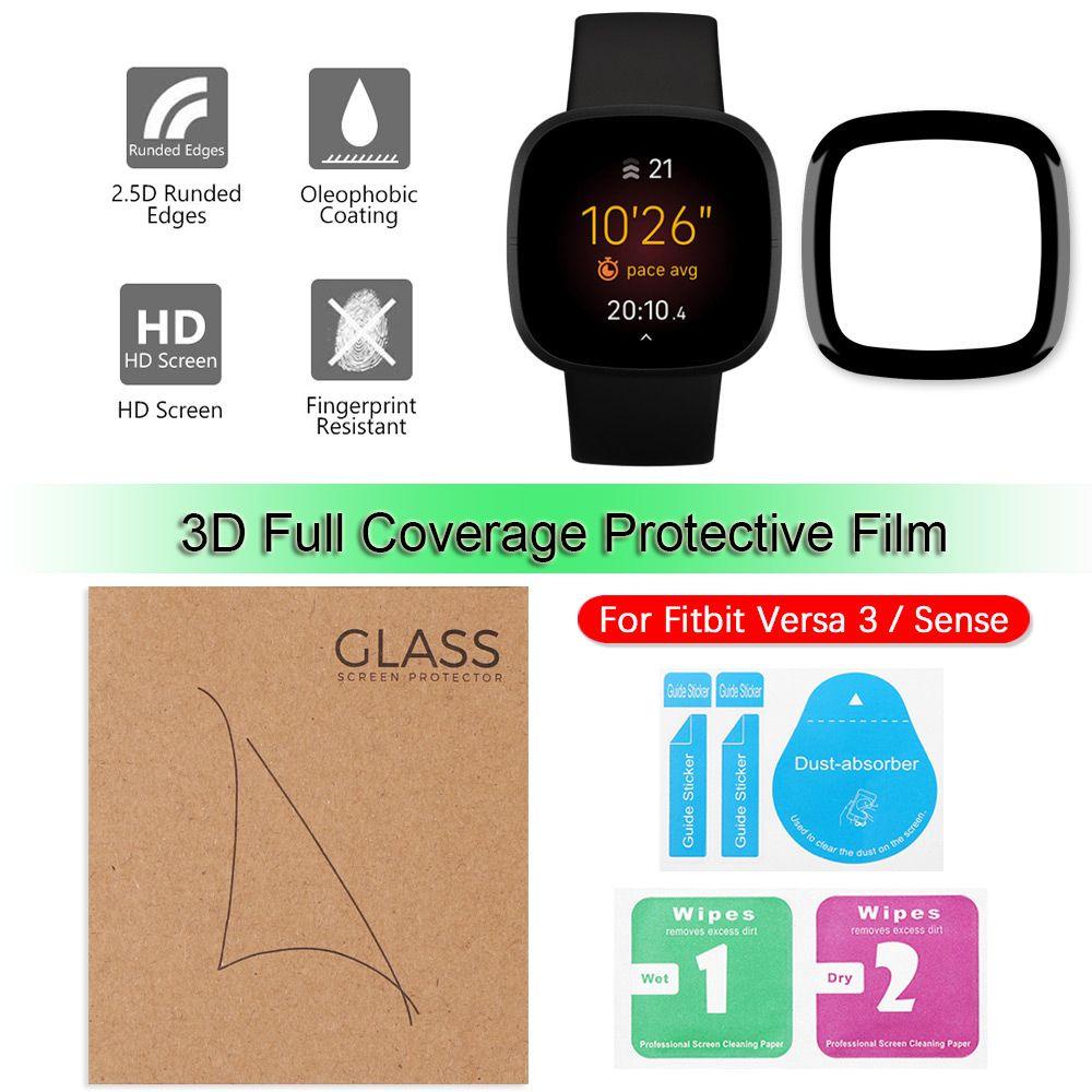 Vỏ Bảo Vệ Màn Hình 3D Trong Suốt Chống Trầy Cho Fitbit Versa Versa 2 3 Sense