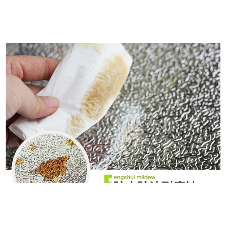 Cuộn 3m decal dán bếp tráng nhôm cách nhiệt khổ 0.6m dán 1.8 mét vuông keo sẵn LOẠI DÀY