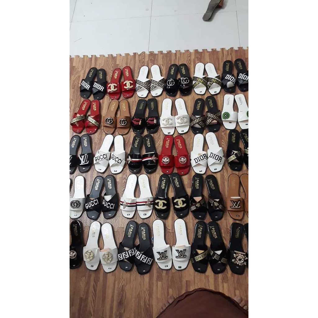 [FREE SHIP 99k] Dép lê nữ 110k/3đôi dành cho size 35,36 không chọn mẫu