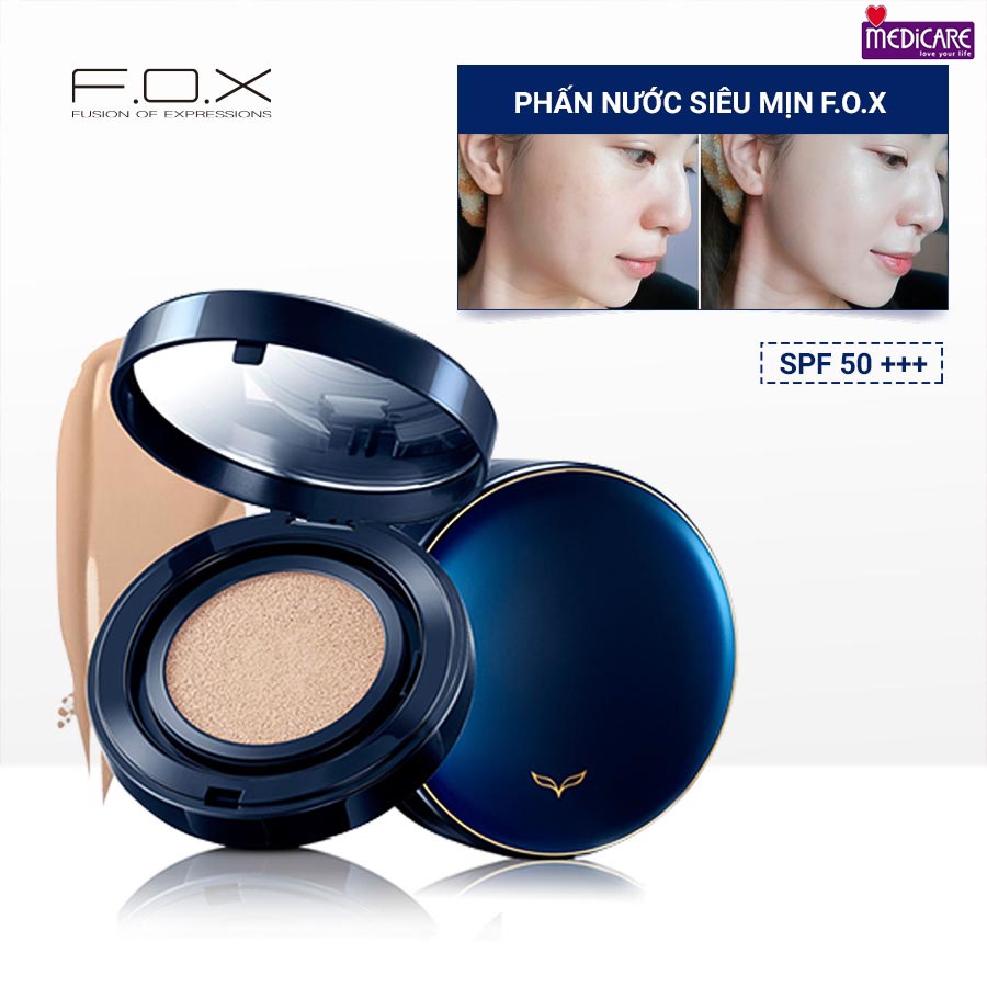 0126338 F.O.X Phấn nước Shining Cushion Foundation siêu mịn SPF50+++ 15g - BF01