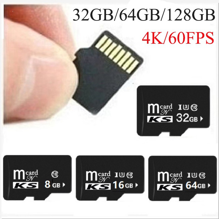 Thẻ Nhớ micro sd 10 tf Dung Lượng Lớn 10 u3-4k / 60fps 32gb / 64gb / 128gb Tốc Độ Cao