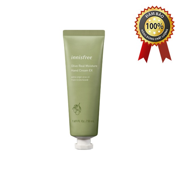 Kem dưỡng da tay hương oliu [innisfree] Olive Real Moisture Hand cream EX 50ml