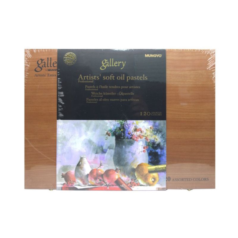 |ORDER| HỘP GỖ MÀU SÁP DẦU MUNGYO : GALLERY ARTIST'S SOFT OIL PASTEL 120 MÀU