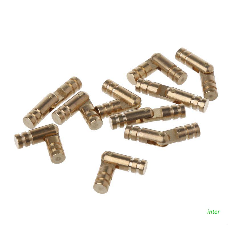 Bộ 10 Bản Lề Hình Trụ Mini Chuyên Dụng Cho Hộp Trang Sức