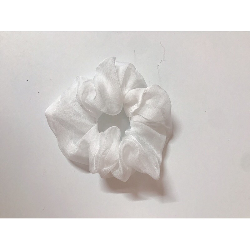 Dây buộc tóc vải voan tơ, chiffon nhiều màu sắc