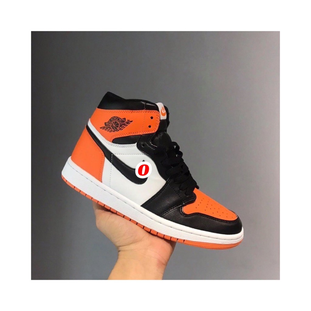 (ẢNH THẬT+VIDEO) giầy sneaker Air Jordan 1 Low Top  Fullbox + Tag HIGH OG PANDA ĐEN CAM