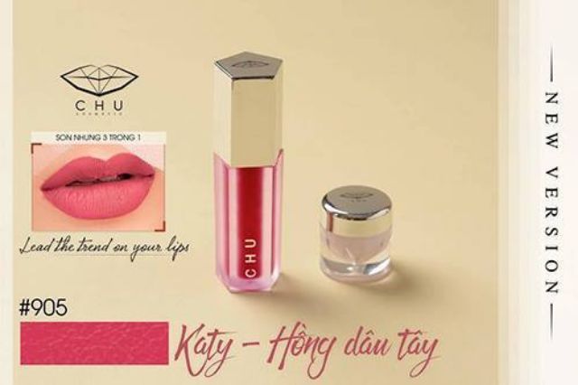 Son Nhung 3 In 1 Chulipstic [Chucosmetic] – Bảng màu cực chất và đẹp