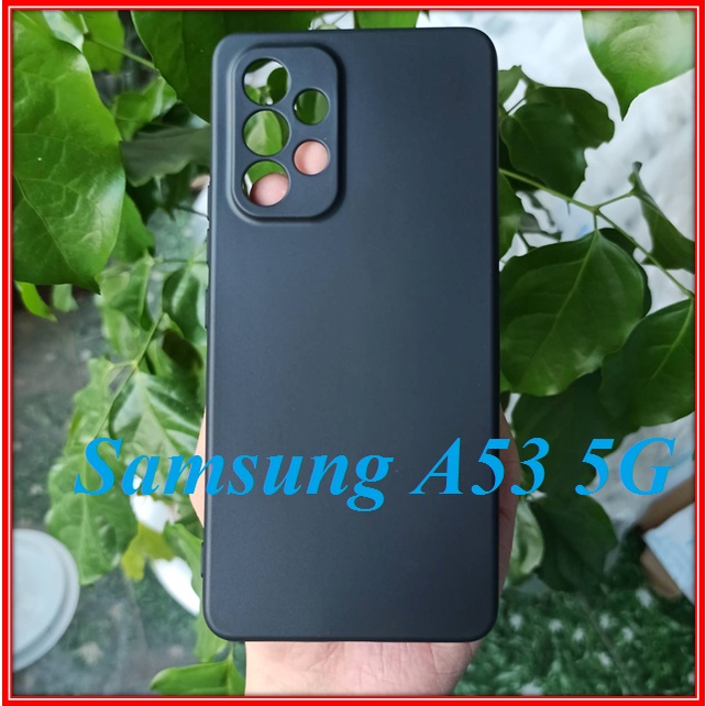 Ốp lưng Samsung Galaxy A53 5G - Ốp lưng dẻo đen hạn chế bám vân tay, bảo vệ camera Samsung galaxy A5