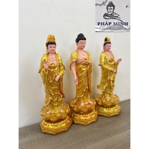 Tôn Tượng Tam Thánh Tây Phương 50cm