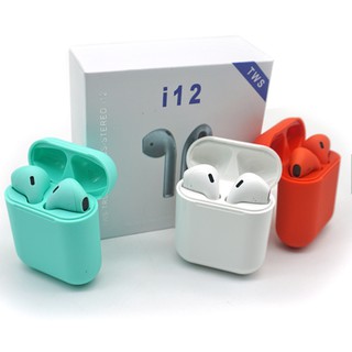TWS Tai nghe bluetooth i12  không dây có hộp sạc dành cho IOS Android