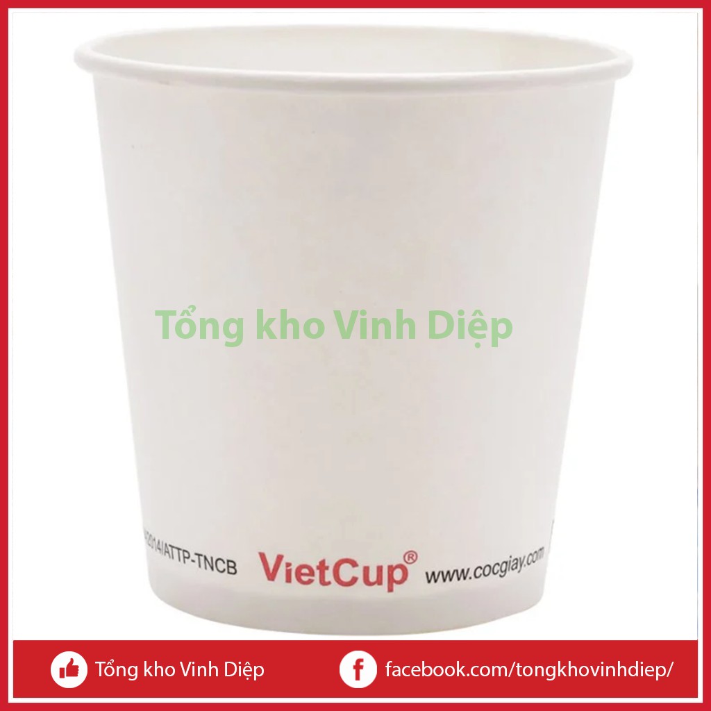 Combo 1 bịch 50 cốc giấy dùng 1 lần 180ml loại cao cấp thân thiện với môi trường