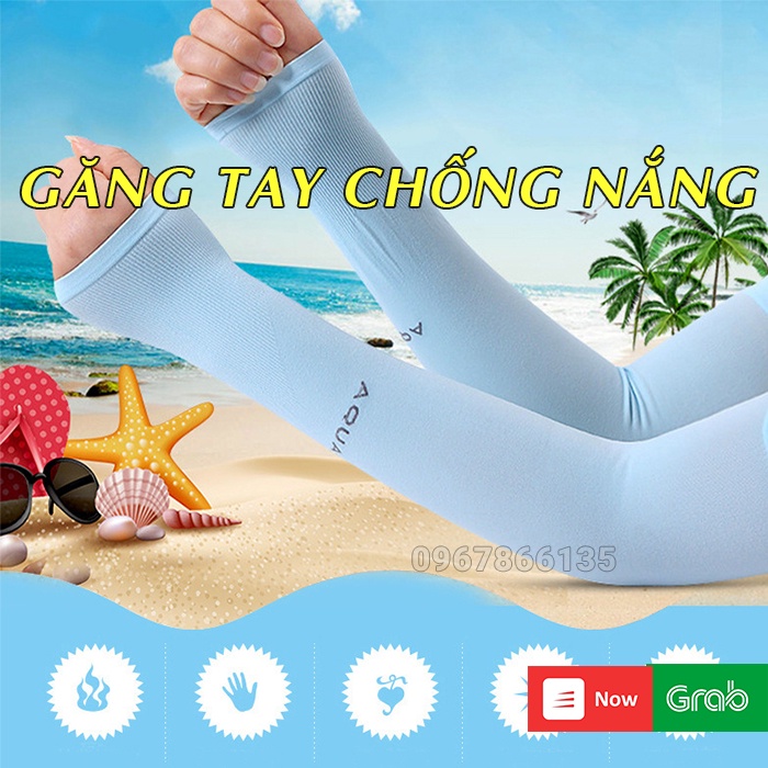 Găng tay xỏ ngón dài tay chống nắng co giãn 4 chiều Lets Slim chống tia UV cho cả nam và nữ