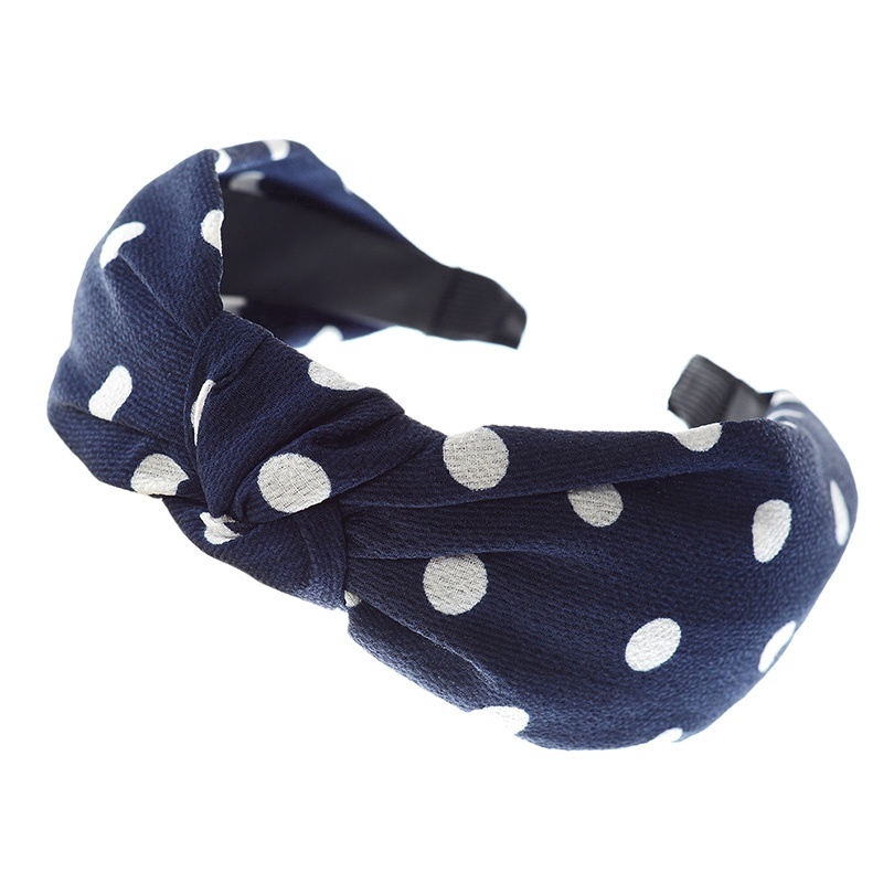 Băng đô cài tóc kiểu cột nút phong cách Hàn Quốc