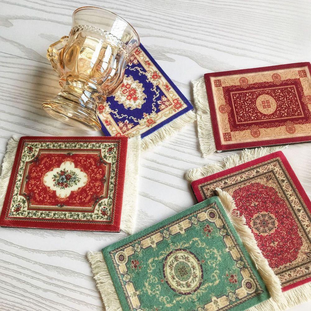 Thảm Lót Bàn Ăn Handmade Chống Trượt Phong Cách Ba Tư Độc Đáo Trang Trí Nhà Cửa