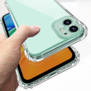 Ốp Điện Thoại Silicon Trong Suốt Chống Sốc Bảo Vệ Camera Cho iPhone13 12 11 Pro Max X XR XS Max 13 12 Mini 6 6S 7 8 Plus