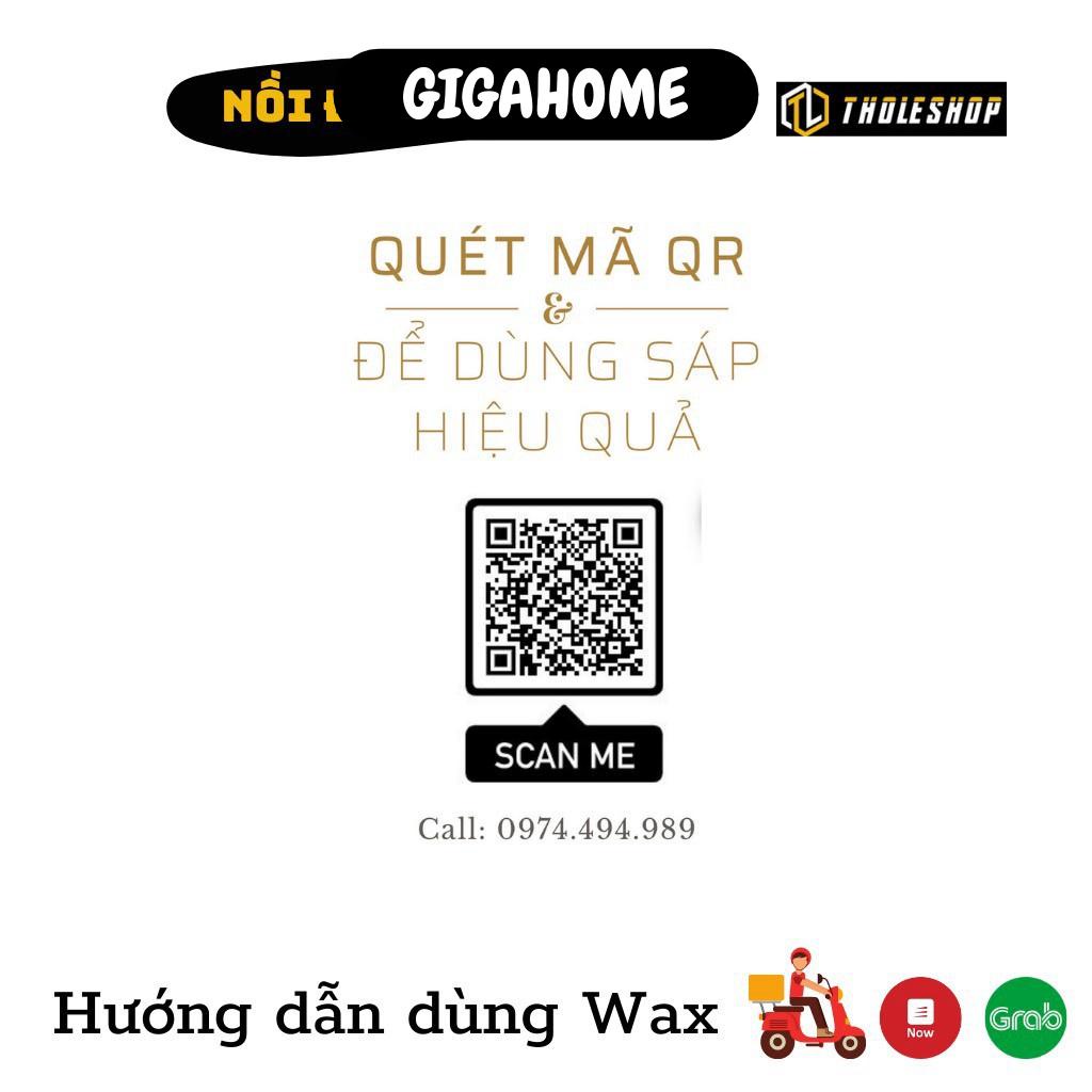 Nồi Nấu Sáp Cao Cấp Wax Hạt Đậu Chống Dính GIGAHOME Bộ Nồi Đun Sáp Nóng Chảy Wax Lông HAIR REMOVAL