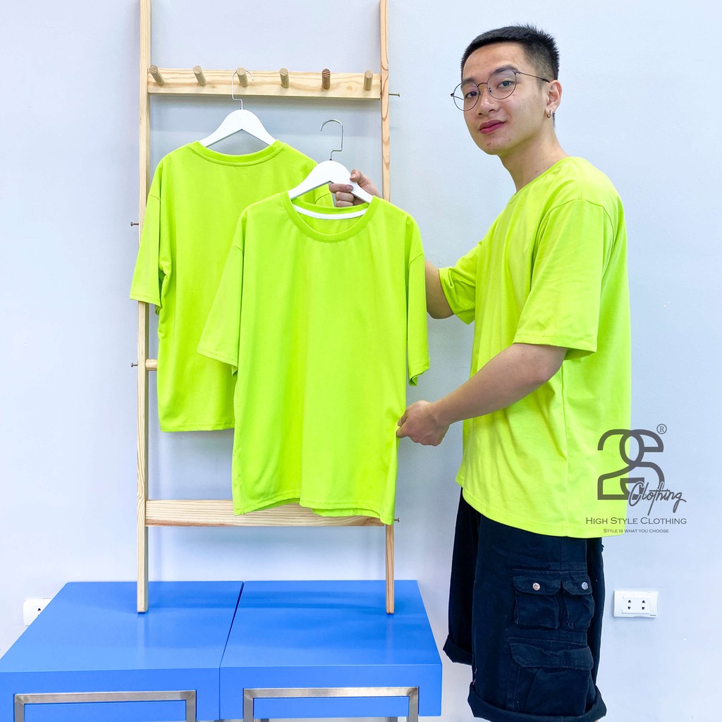 Áo Thun Nam Form Unisex 2S Clothing Giá Rẻ, Cực Hot Màu Neon