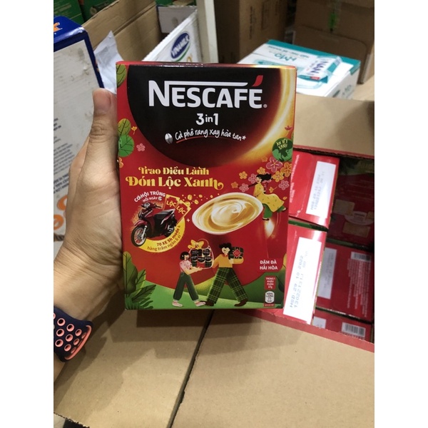 nescafe 3 in 1 đậm đà  hài hoà hộp (20gx17g)