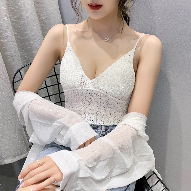 Áo Bra Nữ 2 Dây Ren Hoa Julia Có Đệm Tạo Khe ,Thoáng Mát ,Cực Sang Chảnh 2S02