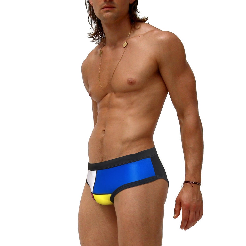 Quần Bơi Tam Giác Lưng Thấp Màu Sắc Nổi Bật Phong Cách Âu Mỹ Thời Trang Quyến Rũ Cho Nam | BigBuy360 - bigbuy360.vn
